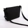 Youth bag with zipper, black color