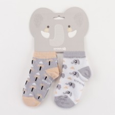 Set of socks of crumb I am Elephant, 2 pairs, 8-10 cm