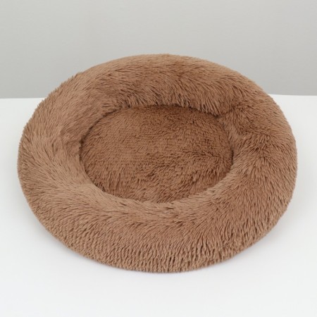 Lesser for dogs and cats, long fur, 60 x 60 x 20 cm, brown-3