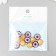 Decor for creativity Plastic "Blue-sun" Set 12 pcs 1.4x1.4 cm
