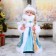 Snow Maiden "Blue fur coat" moves, 28 cm