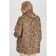 Women's jacket, size 66, brown color