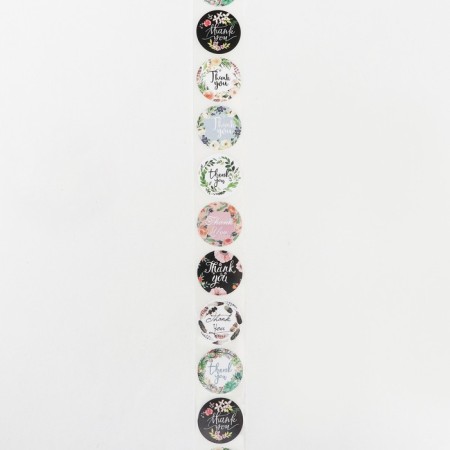Stickers in the roll "That You", 500 pcs, 2.5 x 2.5 cm-1