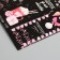 Stick Paper "Pink and Black" 3x9 cm sheet 10x10 cm