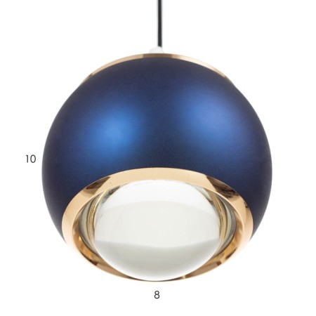 Bayerlux lamp "Lona" 1xLED 12W Blue 9.5x9.5x8-200 cm-5