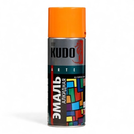 Aerosol paint enamel kudo universal orange RAL 2004, 520 ml-3