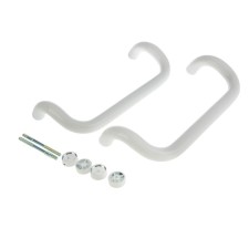 Doorbell handle, l = 350 mm, white