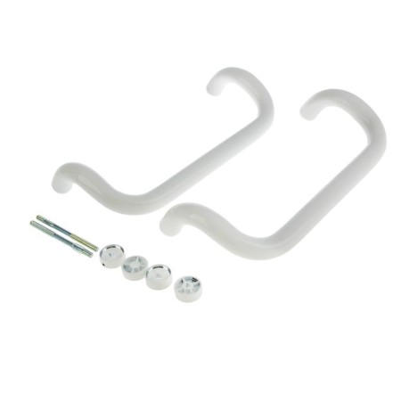 Doorbell handle, l = 350 mm, white