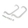 Doorbell handle, l = 350 mm, white
