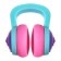 Eraser Figure Headphones prefabricated (barcode on a piece)