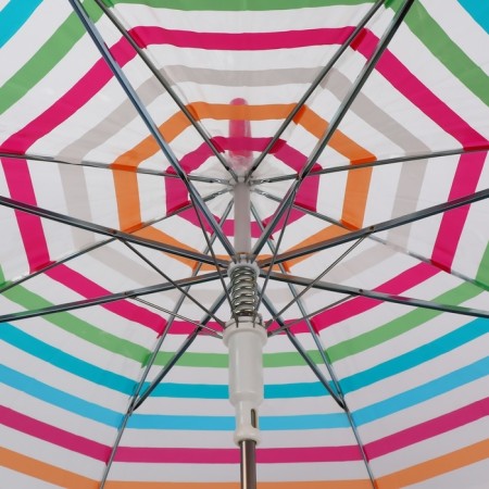Umbrella - a semiautomatic “strip” cane, 8 spokes, r = 47 cm, multi -colored-6