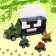 Dinosaurus truck, with 3 cars