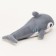 Soft toy "Shark", 60 cm, gray color