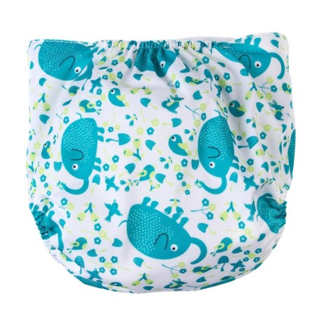 Reusable diaper "Elephants"-4