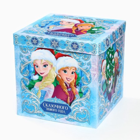 Gift Folder Fairy Tale New Year, 30x30x30 cm, cold heart-4