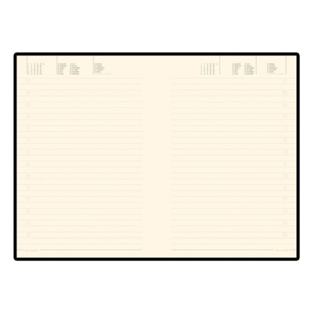 Diary of Leduced A5, 136 MEGAPOLIS Soft sheets, elastic band, artificial leather cover, colored cut, lies, black-6