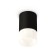 Ambrella Light overhead lamp, XS7422025, MR16 GU5.3 LED 10 watts, black sand, white matte