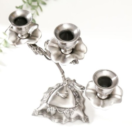 Summary Metal for 3 candles "Vine vine" 24.5x27.5x12 cm-3