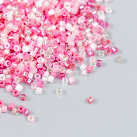 Glass beads 12/0 "mother-of-pink assorted" 10 g-1