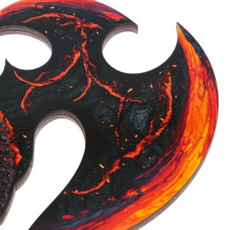 Souvenir weapon ax Shadow "Fire", length 23 cm-4