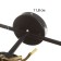 Bra "Sokhat" 3he27 40w Black with gold 60x15x22cm
