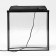 Aquarium "TV" with a lid, 40 liters, 46 x 20 x 44/49 cm, black