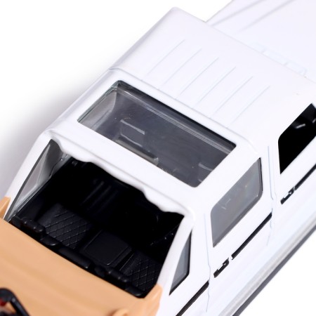 Metal machine "SUV", inertia, light, sound, doors and hood open, color mix-5