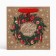 Craft square “New Year's Wreath”, 22 x 22 x 11 cm, New Year