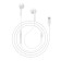 Hoco L10 headphones, wired, inserts, microphone, Type-C, 1.2 m, white