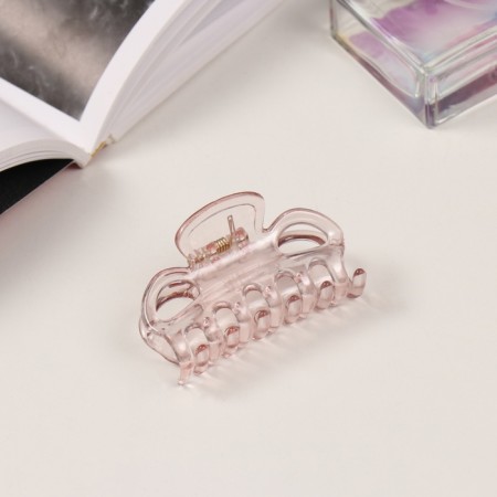 Hair crab "Florian" (set of 3 pcs) Geometry, 6.5 and 4 cm, pink-1