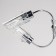 Olympia chandelier, size 65x33x65 cm, 240W 6xe14
