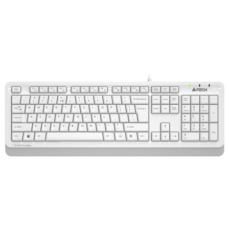 Keyboard A4Tech FSTYLER FKS10 White/Gray USB