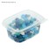 Soil for the aquarium (5-10 mm) Blue-blue-white-turquoise, 350 g