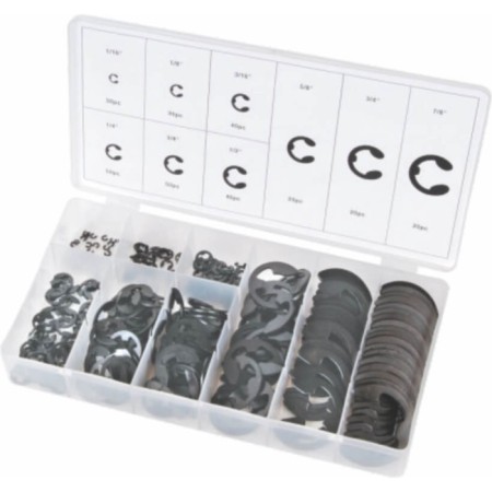 Set of e-shaped stop rings service key, 300 items