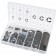 Set of e-shaped stop rings service key, 300 items