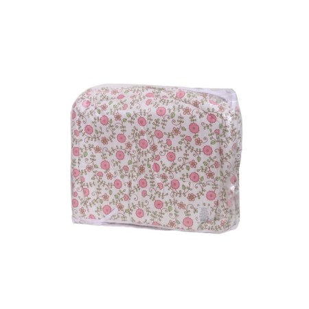 A set of sides in a crib without a canopy (bunny on-2