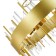 Suspended chandelier ST LUCE. SL1633.203.16. Olvera. 16x40 watts, E14, 80x80x37 cm, matte gold color