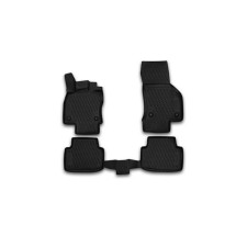3D mats in the Volkswagen Passat B8, 2015-2016, sed., 4 pcs. (polyurethane)