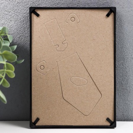 Photo frame plastic L-3 10x15 cm, black-2