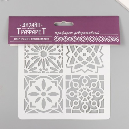 Tile stencil 15x15 cm-2