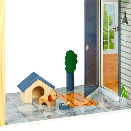 Duke Paramo Doll Wooden "Madelin Avenue", four -story, with furniture-10