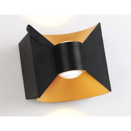Street wall lamp Ambrella Garden ST4472, 6W, LED, Black Color, Gold-3