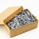 Filler for balls and gifts, packaging, silver, 15 x 26 cm