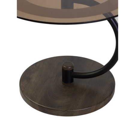 Table Journal Duet 13n, 600x600x470, Black/Oak Marron/Tinted-3