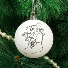 New Year's Christmas tree decoration for the painting 