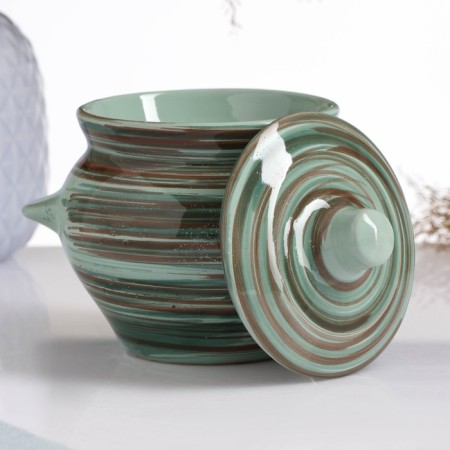Ceramic pot for baking No. 5 with handles, 0.5l / 10x10.5cm, Scandinavia-4