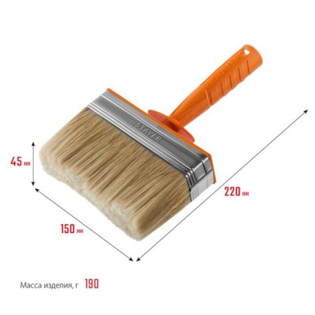 Brush Maclovice Stayer Universal mini, mixed bristles, plastic case, 5x15 cm-2