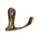 Hook furniture tundra TKD004, two -rod, copper, 200 pcs