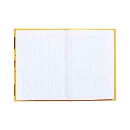 College-wiper in a solid cover 7BC, A5, 64 sheets, anime. Girl hieroglyphs, cage block, matte lamination, selective varnish-3