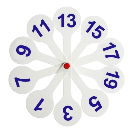 Cashier Fan Figures from 1 to 20, even (odd)-2